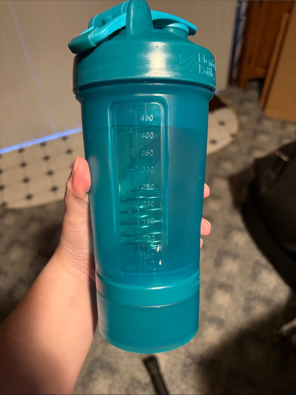 Teal Blender Bottle ProStack - 16oz